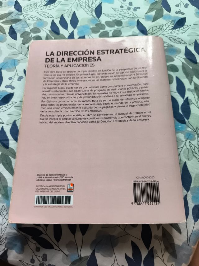 La Dirección Estratégica de la Empresa. Teoría ...