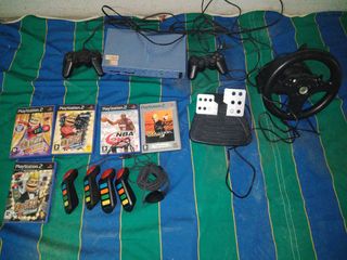PS2 (PlayStation 2) + juegos y mandos