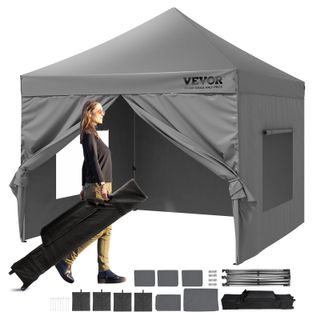 Gazebo Tenda Pop-up Pieghevole con Pareti Laterali