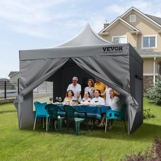 Gazebo Tenda Pop-up Pieghevole con Pareti Laterali