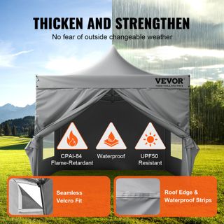 Gazebo Tenda Pop-up Pieghevole con Pareti Laterali