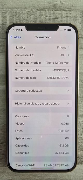 iPhone 12 Pro Max - Dorado