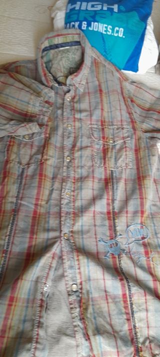 Lote 7 camisas hombre talla M.