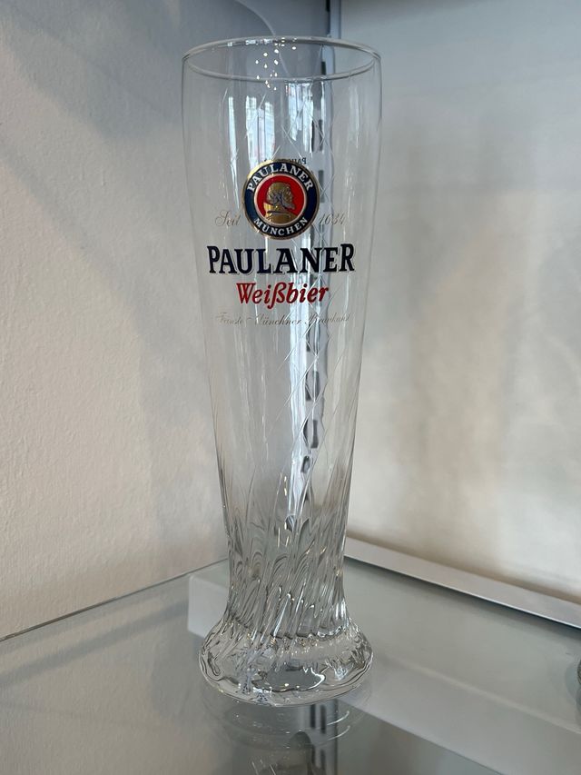 3 Vasos Cerveza Paulaner, Franziskaner, Bischöf