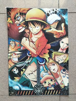 Póster Chopper + Póster grupal ONE PIECE