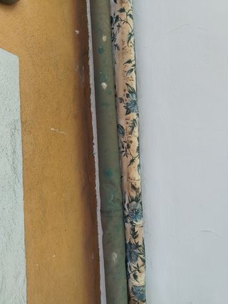 Toldo antiguo de balcón