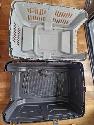 Transportín Skudo gris y negro