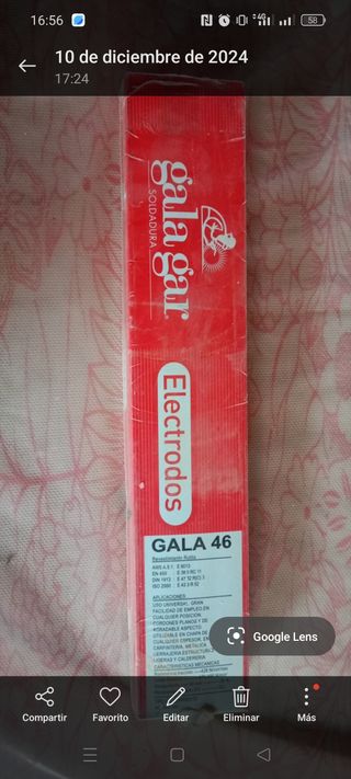 Electrodos Gala 46 - Rutilo