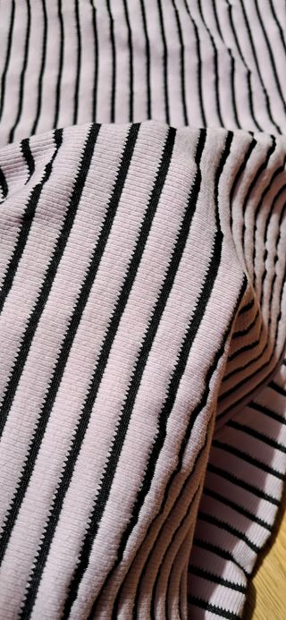 BIMBA Y LOLA - camiseta rayas rosa S