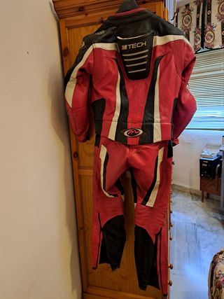 Traje moto piel M-Tech
