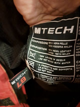 Traje moto piel M-Tech