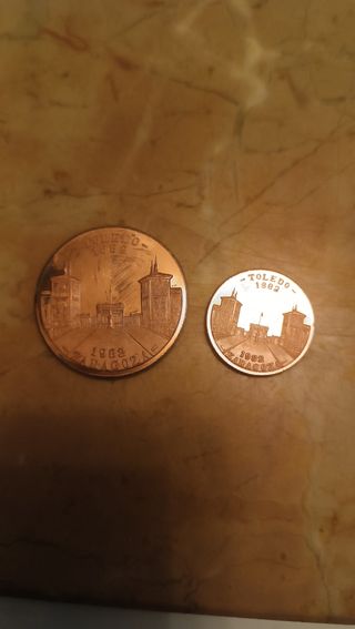 2 Monedas Centenario Academia Militar