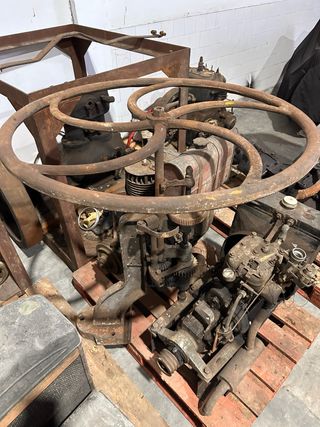 Taladro Columna Antiguo , decoracion taller forja