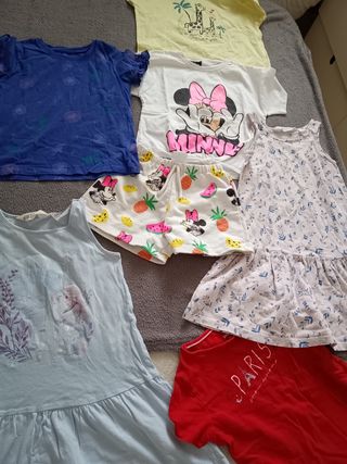 Lote ropa verano niña 5-6 años