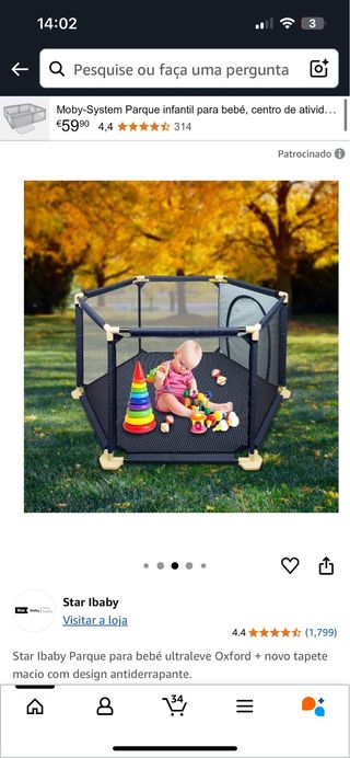 Parque Bebé Star Ibaby Oxford