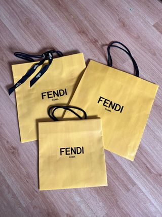 3 Bolsas Fendi amarillas