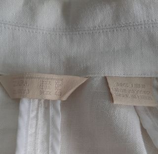 Blazer Zara lino blanco XL hombre