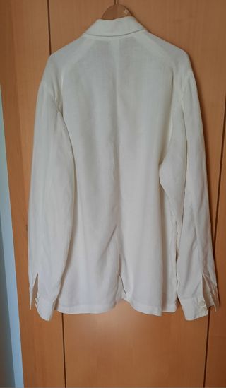 Blazer Zara lino blanco XL hombre