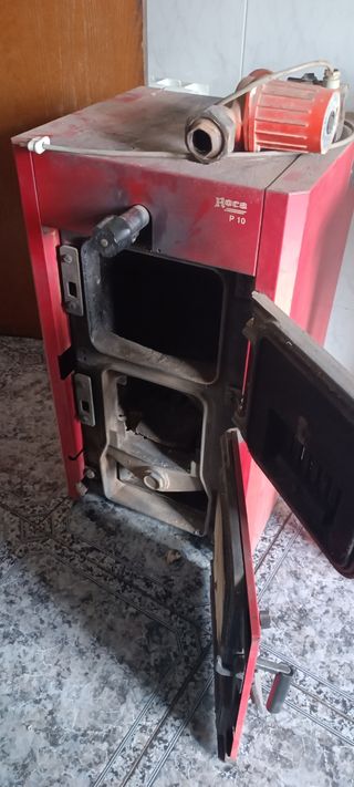 Caldera Roca P-10 leña carbón