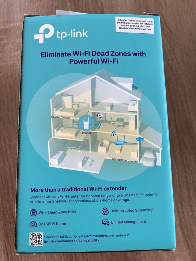 TP LINK AX1800 wifi range extender