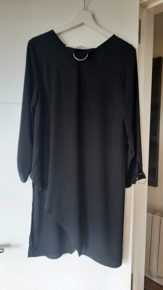 Camisola negra Zara - arandelas