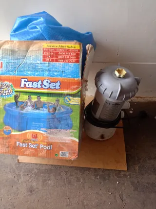 Piscina Bestway + Bomba Flouclear