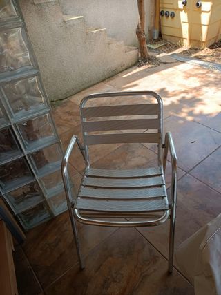 Sedie metalliche da bar - 3 unità