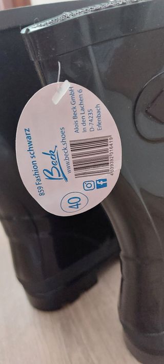 Botas Chuva Beck - Tam 40