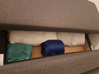 Sofa cama de tela un uso