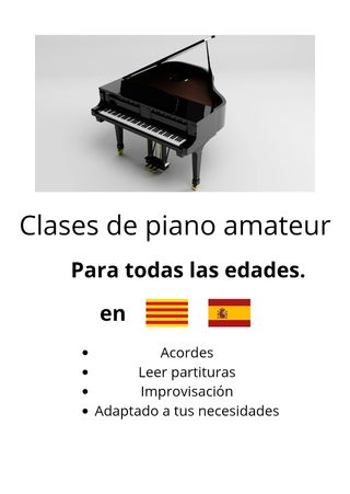 Clases de piano