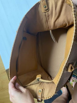 Bolso Desigual beige y marrón