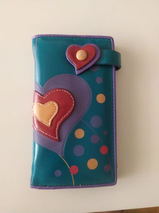 Cartera corazones - monedero
