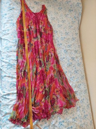 Vestido 5 floral mujer ceremonia talla grande