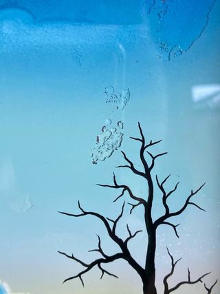 Quadro naif dipinto a mano