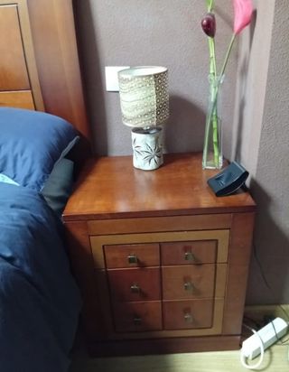 Cabecero cama madera maciza