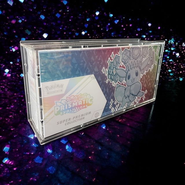 Caja Acrílica Pokémon Prismatic Evolutions