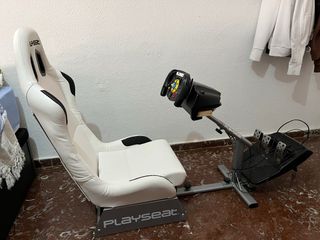 Playseat Asiento Blanco + logitech g29
