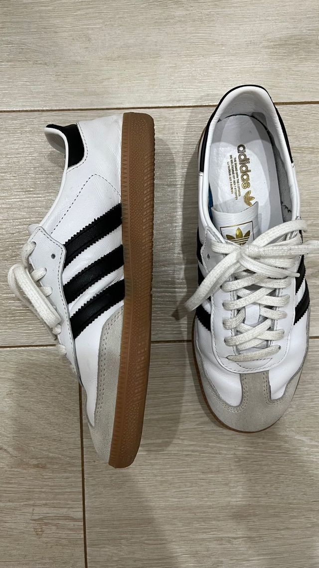 Adidas samba- Scarpe sportive bianche e nere