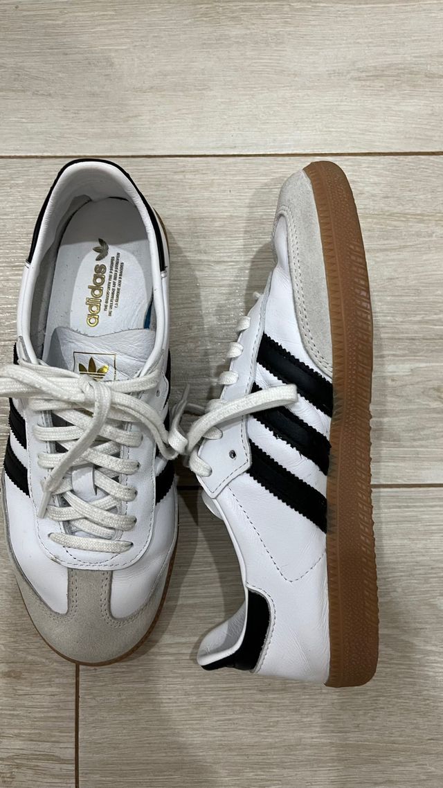 Adidas samba- Scarpe sportive bianche e nere