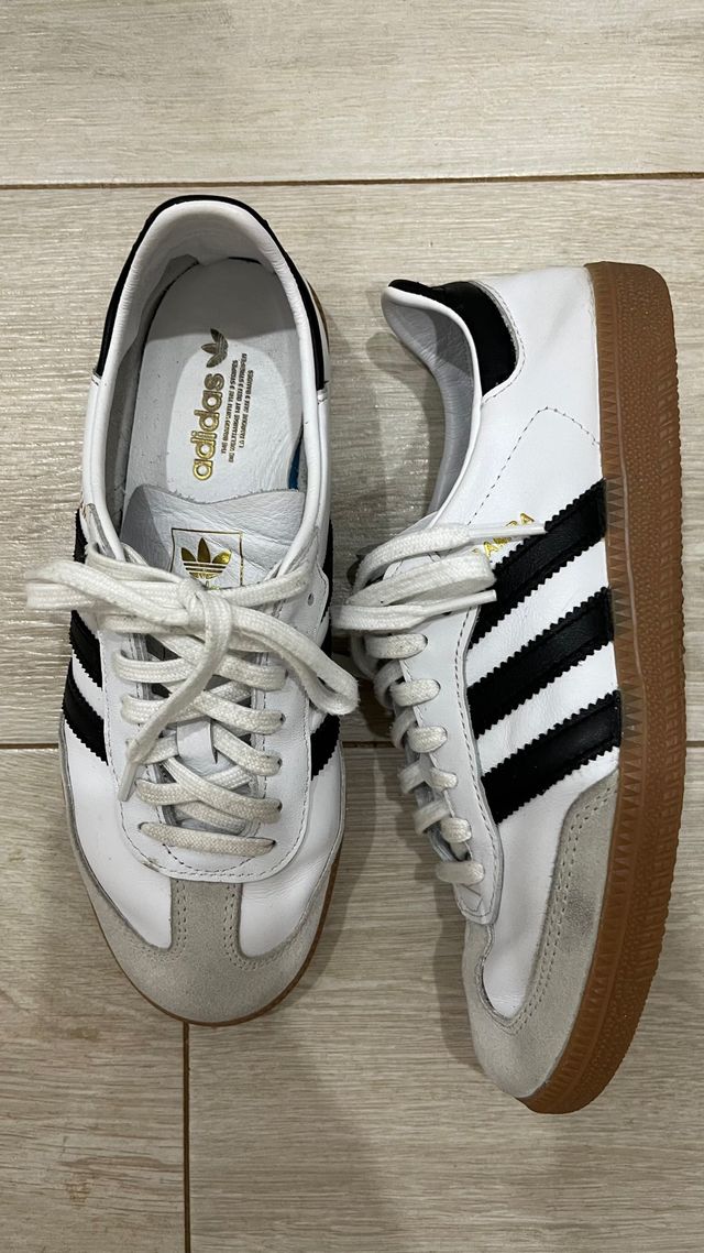 Adidas samba- Scarpe sportive bianche e nere