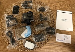 Crosstour CT7000 1080p wifi Action Cam + accessori