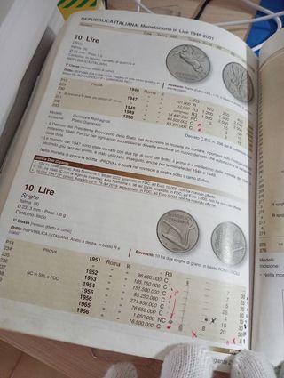 33 Monete 10 Lire Italia