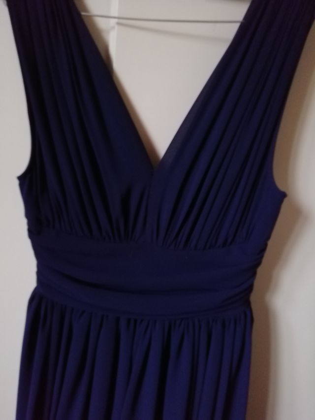 Abito lungo blu cerimonia