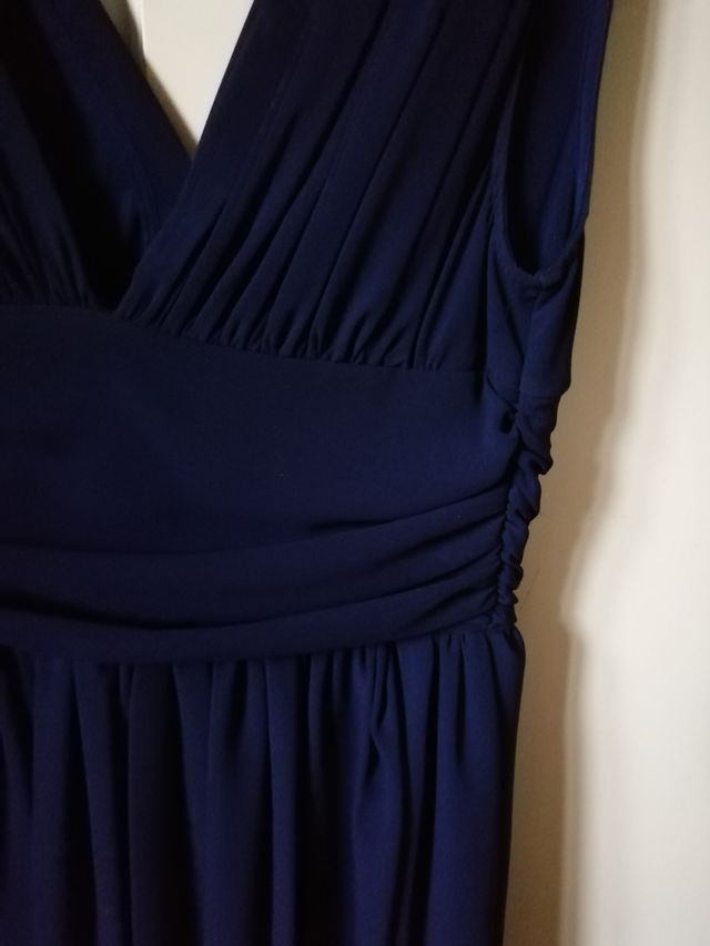 Abito lungo blu cerimonia