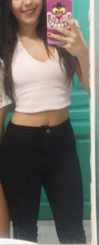 Crop top rosa pastel Pull Bear - Talla S