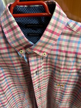 Camisa Spagnolo cuadros multicolor