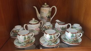 Juego té porcelana ☕