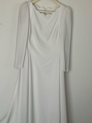 Vestido novia Rosa Clará - Talla 38