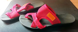 Chanclas rojas mujer talla 40