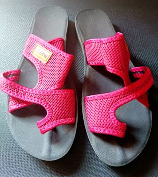 Chanclas rojas mujer talla 40